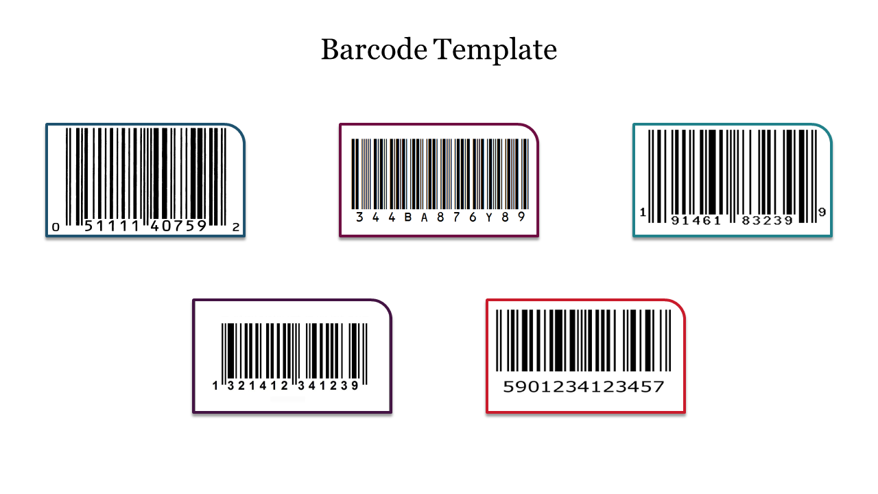 Barcode Template Free